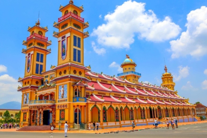 Cao Dai Temple in Tay Ninh, Vietnam